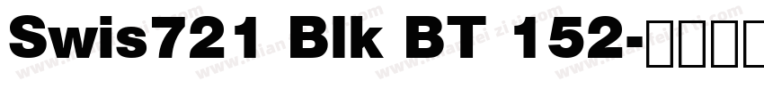 Swis721 Blk BT 152字体转换